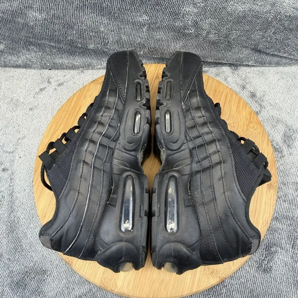 Nike Air Max 95 Shoes Boys Size 7Y Black Running Casual Sneakers CJ3906-001